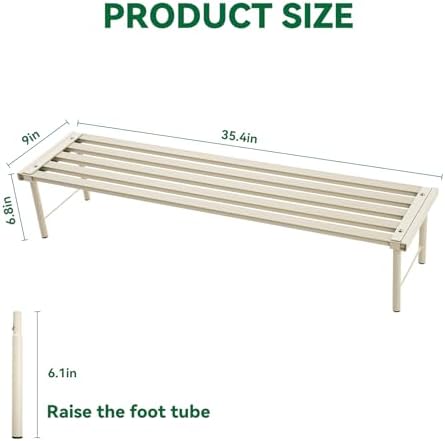 Metal Plant Stand, Rust-proof Aluminum Flower Pot Stand, Heavy Duty Planter Display Shelving for Patio Balcony, alternate