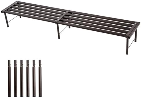 Metal Plant Stand, Rust-proof Aluminum Flower Pot Stand, Heavy Duty Planter Display Shelving for Patio Balcony