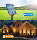 Metal Solar Spot Lights Outdoor with 9.8ft Cable Solar Powered Landscape Lighting Low Voltage IP65 Waterproof, alternate view