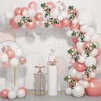 Metal Wedding Arch Backdrop Stand 6.6x5 FT Gold Square Balloon Arch Frame for Wedding, Birthday Party, Baby, alternate view 6