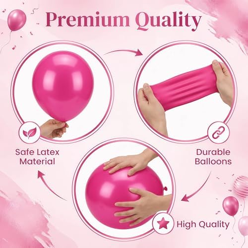 Metallic Chrome Pink Balloon Tower Stand Sticks with Water Base&Pole For Party Decor in 2 Count (Pack of 1) in, alternate