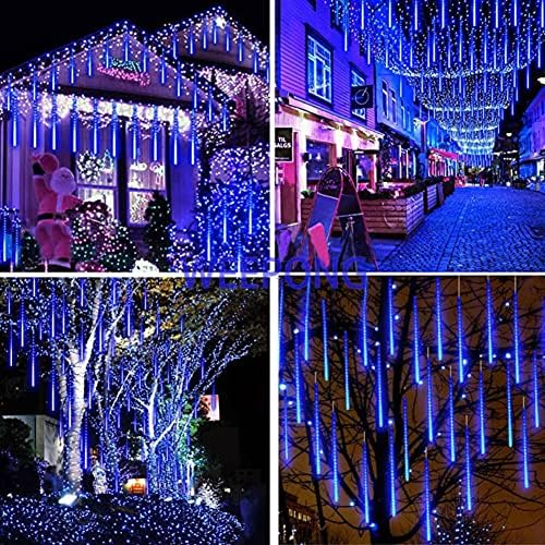 Meteor Shower Christmas Lights Outdoor UL Certified 16Tubes 384LEDs, alternate view 5