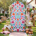Mexican Arch Backdrop Cover, 7.2 x 4FT, for Birthday and Baby Shower Party in 7.2FT in Mexican style