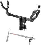 Mic Boom Pole Support Holder with 5/8" Stud for Light Stand Boom Arm