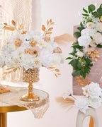 Milk White Artificial Flowers Combo for Wedding & Home Decor in Milk White, alternate view 5