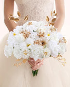 Milk White Artificial Flowers Combo for Wedding & Home Decor in Milk White, alternate view 6