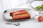 Millennium Porcelain Large Serving Platter, 14 inch in 14 inch in Silver Tone, alternate view 4