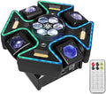 MINGJIE 150W 4 Arm Moving Head Light, RGBW DJ Stage Light