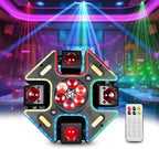 MINGJIE 150W 4 Arm Moving Head Light, RGBW DJ Stage Light, alternate view 2
