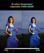 mini Bi Coloer on Camera Video Light Kit with Carring case Holder (Single-Pink), alternate view 5