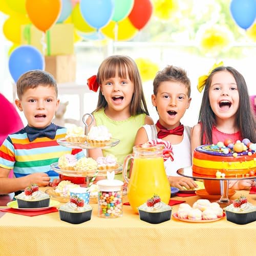 Mini Halloween Baking Pans with Lids, 50 Pack for Holiday Treats in 10 oz in Black Glod, alternate view 5