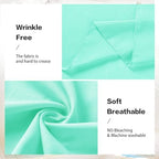 Mint Green Wedding Arch Draping Fabric Chiffon Fabric, 29in x 18Ft Sheer Chiffon Outdoor Curtain for Wedding, alternate view