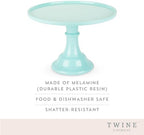 Mint Melamine Cake Stand, Cupcake Stand, Home Decor, Food Service, Dessert Accessory, Mint Green, Set of 1 in, alternate view