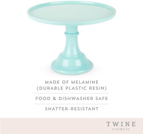 Mint Melamine Cake Stand, Cupcake Stand, Home Decor, Food Service, Dessert Accessory, Mint Green, Set of 1 in, alternate view