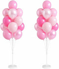 Mix PinkBalloon Column Stand Kit Set of 2 with Base, Pole for Decor in 2 Count (Pack of 1) in Blossom Pink