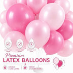 Mix PinkBalloon Column Stand Kit Set of 2 with Base, Pole for Decor in 2 Count (Pack of 1) in Blossom Pink, alternate view 7