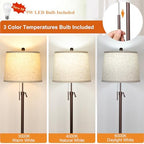 Modern Floor Lamp Adjustable Height Standing Lamp Tall Lamp with 3 Color Temperatures Floor Lamps for Living, alternate view