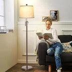 Modern Floor Lamp Adjustable Height Standing Lamp Tall Lamp with 3 Color Temperatures Floor Lamps for Living, alternate view