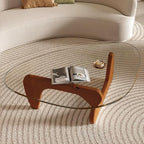 Modern Glass Coffee Table for Living Room, Mid Century Coffee Table, Small Coffee Tables, Suitable for Bedroom, alternate