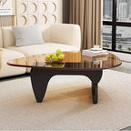 Modern Glass Coffee Table for Living Room, Mid Century Coffee Table, Small Coffee Tables, Suitable for Bedroom, alternate