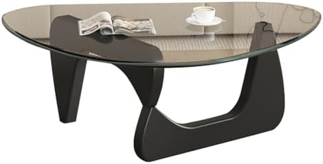 Modern Glass Coffee Table for Living Room, Mid Century Coffee Table, Small Coffee Tables, Suitable for Bedroom, alternate