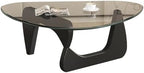 Modern Glass Coffee Table for Living Room, Mid Century Coffee Table, Small Coffee Tables, Suitable for Bedroom, alternate