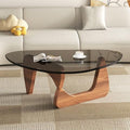 Modern Glass Coffee Table, Mid Century Small Coffee Table, Coffee Table for Living Room, Suitable for Bedroom