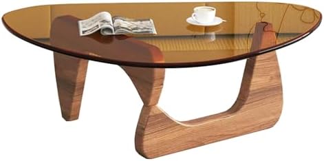 Modern Glass Coffee Table, Mid Century Small Coffee Table, Coffee Table for Living Room, Suitable for Bedroom, alternate view
