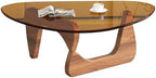 Modern Glass Coffee Table, Mid Century Small Coffee Table, Coffee Table for Living Room, Suitable for Bedroom, alternate view