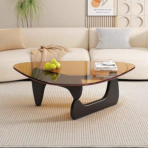 Modern Glass Coffee Table, Mid Century Small Coffee Table, Coffee Table for Living Room, Suitable for Bedroom, alternate view