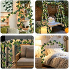 Monstera Leaves String Light 1P 20LED Battery Operated Tropical Ivy, alternate view 4