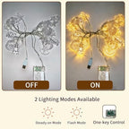 Moon Star String Lights,10 FT 20 LED Star Fairy Lights Ramadan Lights Decor, alternate view 5
