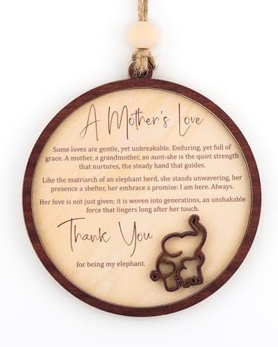 Mothers Day Elephant Suncatcher, Elephant Gifts for Mom, First for Daughter, Young Mom Gift, Easter Basket Gift