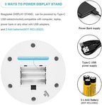 Motorized Rotating Display Stand, 5.2 inch/ 11Lbs Load Electric Turntable for Epoxy Glitter Tumbler, Jewelry, alternate view