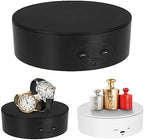 Motorized Rotating Display Stand, 5in/11lbs Load, 360° Rotating Platform for Jewelry Watch 3D Models Cake