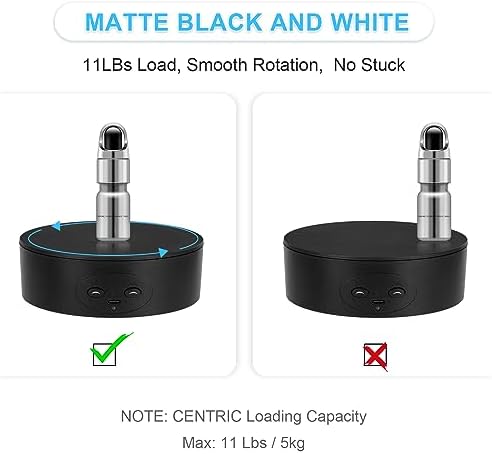 Motorized Rotating Display Stand, 5in/11lbs Load, 360° Rotating Platform for Jewelry Watch 3D Models Cake, alternate view 6