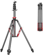 MT-03C Carbon Fiber Tripod, Adjustable Heavy Duty Light Stand