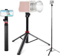 (MT-79) Light Stand Tripod 81", 7-Section 0.8lbs, Foldable - Camera Phone Mount for DSLR, GoPro, iPhone, LED
