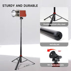 (MT-79) Light Stand Tripod 81", 7-Section 0.8lbs, Foldable - Camera Phone Mount for DSLR, GoPro, iPhone, LED, alternate view