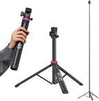 MT-89 Extendable Tripod Aluminum, 82" Portable Adjustable Light Stand with 1/4" Screw Quick Release, Camera