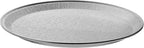 Multi-Pack of 5 Disposable Aluminum Round Flat Serving Trays - Perfect Disposable Tray for Vegetable Platters