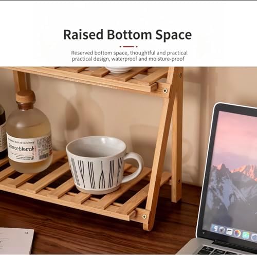 Multi-tier Display Stand, Natural Wood Finish, Foldable For Storage, Cupcake Stand For Dessert Tables, alternate view 5