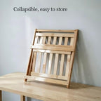 Multi-tier Display Stand, Natural Wood Finish, Foldable For Storage, Cupcake Stand For Dessert Tables, alternate view 7