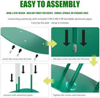 Mverse Giant Flower Stand Base and Stem, Weighted Iron Base, Flexible Pole, 3 Bendable Aluminum Pipes and Pins, alternate