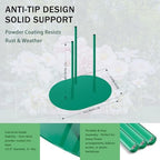 Mverse Heavy-Duty Metal Stand Base for Giant Flowers, 16.5" Powder-Coated Iron Base with 3 Bendable Aluminum, alternate view