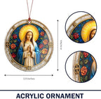 Nativity Ornaments - Regilious Christian Gifts for Women | Men - Christian Christmas Ornaments - Easter Decor, alternate view