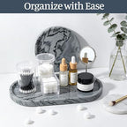 Natural Marble Tray, 12"x6" Decorative Tray for Countertop, Catchall for Perfume, Candles, Jewelry Dish Elephant, alternate
