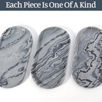 Natural Marble Tray, 12"x6" Decorative Tray for Countertop, Catchall for Perfume, Candles, Jewelry Dish Elephant, alternate