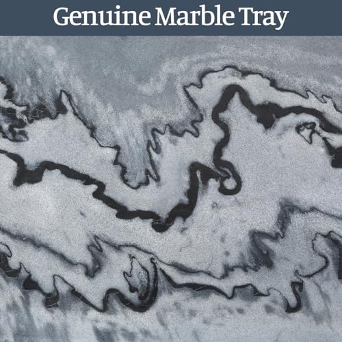 Natural Marble Tray, 12"x6" Decorative Tray for Countertop, Catchall for Perfume, Candles, Jewelry Dish Elephant, alternate