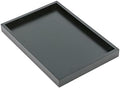 Natural Serving Tray Platter 13 x 9 Rectangular, Black in Black